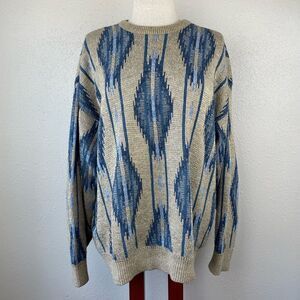 Jantzen Crew Neck Long Sleeve Sweater Size L EUC